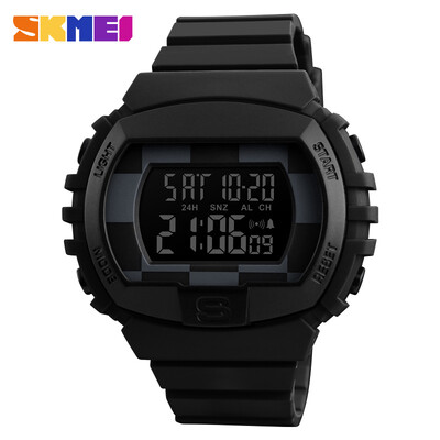

2017 New SKMEI Mens Sport Watch Digital Watch Digital LED Calendar Water Resistant Water Proof Alarm Stopwatch Noctilucent