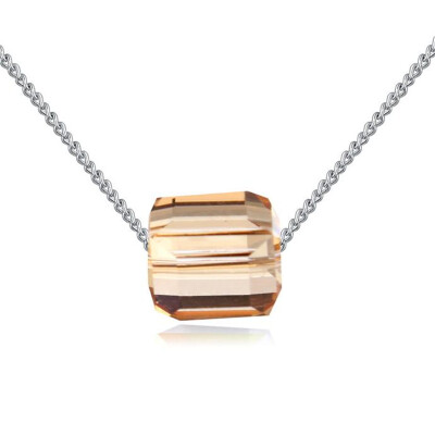 

Geometric Square Pendant Necklaces Crystal from Austrian Stylish Women Female Ladies Fashion Jewelry 23072