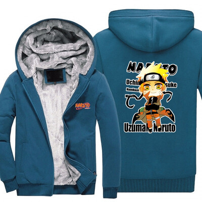 

New Anime NARUTO Akatsuki Clothing Thicken Jacket Cosplay Sweatshirts Hoodie Luminous USA Size fast ship arrive