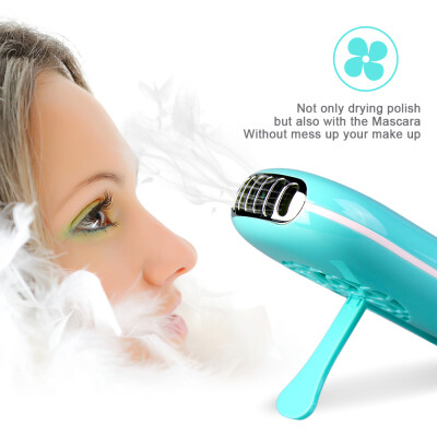 

Eyelashes Dryer Fan Mini Portable USB Rechargeable Electric Bladeless Handheld Air Conditioning Blower with Mirror for Grafted