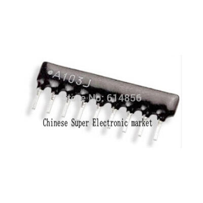 

200PCS 9Pin Resistor Network Array A09-103 10K A103 2.54MM Pin SIP-9