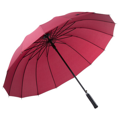

Yuhang YUHANG Jingdong self-operated umbrella semi-automatic one-button seconds open straight handle umbrella men&women business umbrella parasol sun umbrella YS251 red