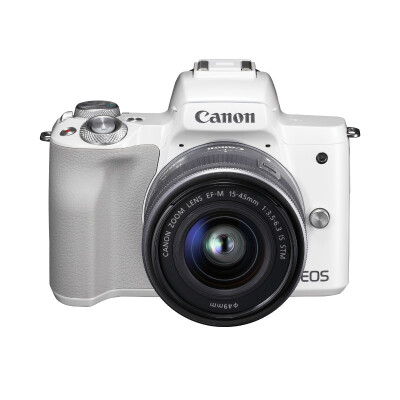 

Canon EOS M50 (15-45 + 55-200 двухцветная черная крышка) (DIGIC 8 процессор 2,4 миллиона пикселей с двумя фокусами поворотный сенсорный экран)