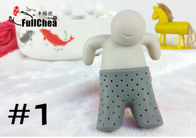 

Cute 1pc Mr Tea Infuser Tea Filter Tea Strainer Food Grade Silicone Material Tea Infusor 5 Colors