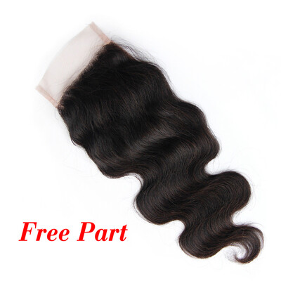 

NamiHair Wholesale Price 4x4 Lace Closure Brazilian Virgin Human Hair Body Wave Free Part Middle Part Three Part Remy Human Hair