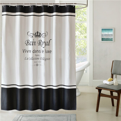 

Yun Yang bath curtain waterproof mildew shower curtain shower curtain without pole