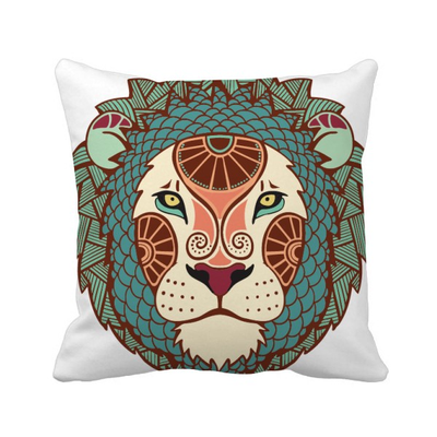 

Leo Constellation Zodiac Symbol Square Throw Pillow Insert Cushion Cover Home Sofa Decor Gift