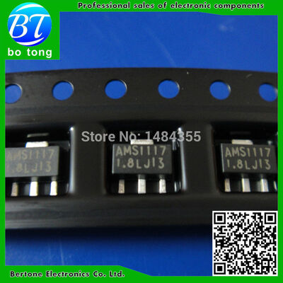

Free Shipping 100PCS AMS1117-18V AMS1117 LM1117 1117 18V Voltage Regulator SOT-89