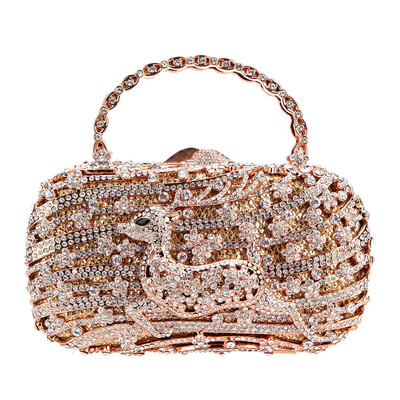 

Fawziya Deer Metal Handle Clutch Purses And Clutches Purses For Women