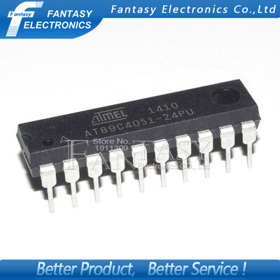 

10PCS AT89C4051-24PU DIP20 AT89C4051 DIP AT89C4051-24 new and original IC free shipping