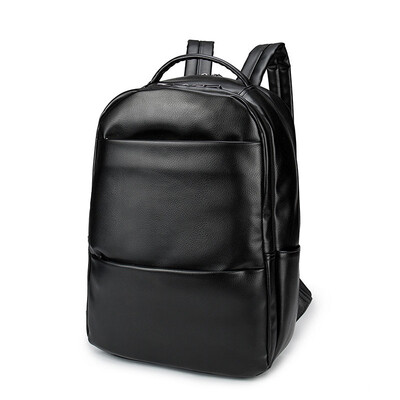 

Новый корейский кожаный мужской рюкзак Travel Knackack Bag Студенческий рюкзак Pack Ноутбук Back Bag