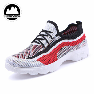 

Ladies fashion breathable Super light non-slip Leisure sports shoes Thick soles Running shoes Walking shoes lace-up Womens shoes