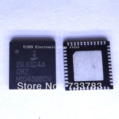 

5pcslot INTERSIL ISL6324ACRZ ISL6324A QFN Hybrid SVIPVI with I2C Monolithic Dual PWM Hybrid Controller Powering