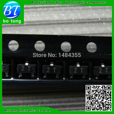 

100PCS New MMBT4403LT1G MMBT4403 2N4403 0.6A 40V Marking code 2T PNP transistor SOT23