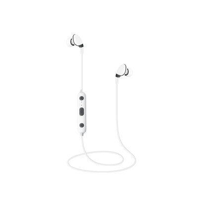 

Newman SL83 wireless sports Bluetooth headset wireless running mobile phone headset magnetic inhalation earphones music headset can call mobile phone universal white gray