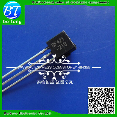 

1000PCS/Lot Transistors BF421 F421 PNP 50MA 300V TO-92