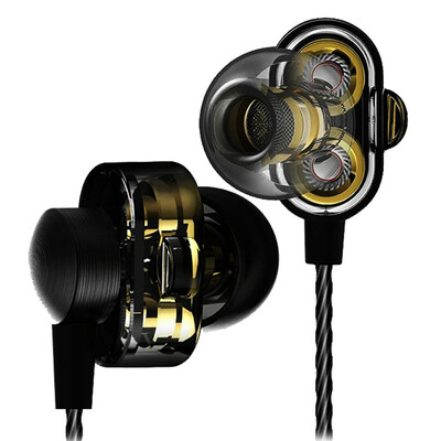 

DM8 Headphone In-Ear Headphone Wire Control HiFi Subwoofer With Wheat Ear Plug Non-slip Noise Reduction Voice Phone Universal