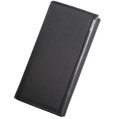 

Bopai 715-004781 Men Long Business Trifold Wallet Multifunction Black