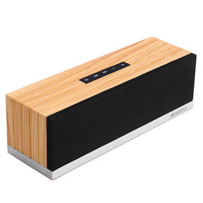 

Пейзаж (SANSUI) T5 Bluetooth-динамик Мини-аудио Беспроводная портативная акустическая система Динамик Компьютер Спикер Телефон Музыкальный проигрыватель Дерево Зерно