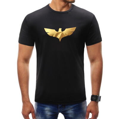 

Male 2018 Summer Brand Short Sleeve Flag Print T Shirt O-Neck Slim Men T-Shirt Tops Fashion Mens Tee Shirt T Shirts