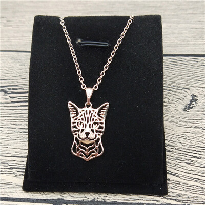 

New Bengal Cat Necklace Trendy Style Bengal Cat Pendant Necklace Women Fashion Pet Cat Jewellery