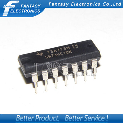 

50PCS SN74HC10N DIP14 SN74HC10 DIP 74HC10N 74HC10 new and original IC free shipping