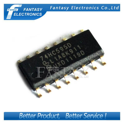 

500PCS 74HC595D SOP16 74HC595 SOP SN74HC595DR SMD new&original IC free shipping