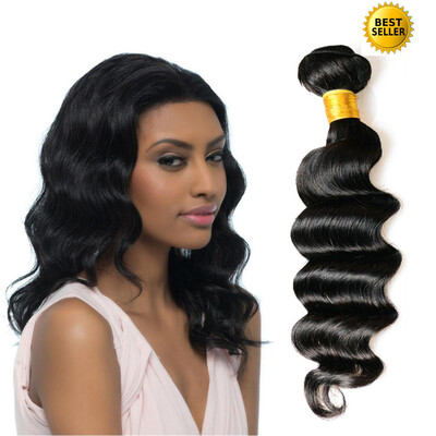 

Protea Loose Deep Wave Hair Weft 100gPieces 100 Human Hairs Brazilian Virgin Hair Human Hairs