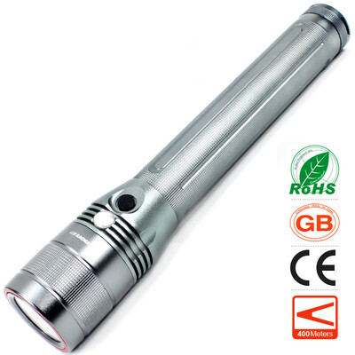 

Zoom LED Flashlight 1000 Lumens 10W Long Range Outdoors Portable Light Fishing Hiking Camping luminum Alloy Torchlight