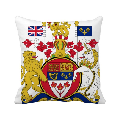 

Canada National Emblem Country Square Throw Pillow Insert Cushion Cover Home Sofa Decor Gift