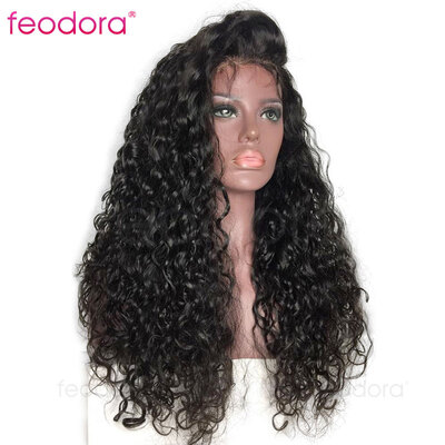 

Glueless Lace Front Wigs For Black Women Curly Lace Front Wig Human Hair With Baby Hair Virgin Brazilian Hair Natural Lace Wig
