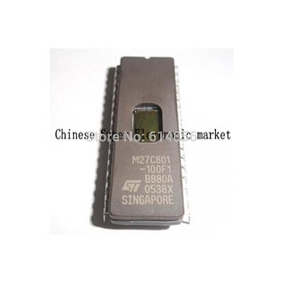 

10PCS M27C801 UV EPROM M27C801-100F1 8M DIP-32