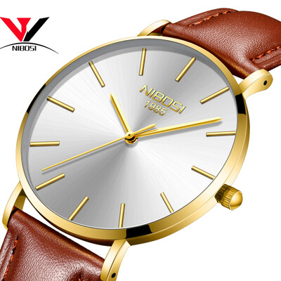 

Relogio Masculino 2018 Новые ультра тонкие часы для мужчин Часы Top Brand Luxury Simple Watch Черные кожаные мужские часы Waterproof Saat