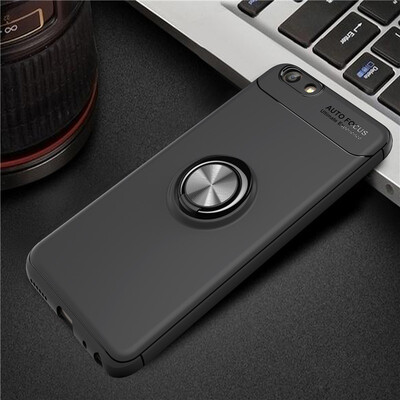 

Vivo Y69 Luxury Metal Ring Magnetic Bracket Shockproof Cooling TPU Phone Cas
