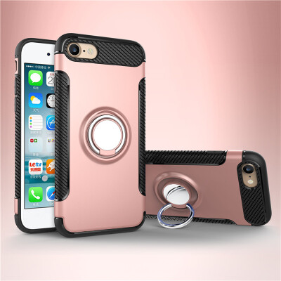 

Apple Iphone 78 Armor Car Magnetic Suction Ring Bracket Silicon TPU Hard PC Phone Case