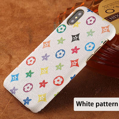 

LANGSIDI Genuine Leather Phone Case For iPhone X High Quality Print Cover Anti-shock Back cover