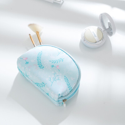

Shouyou shell cosmetic bag waterproof cosmetic storage bag portable semi-circle bag JD-SN-28 Spring language
