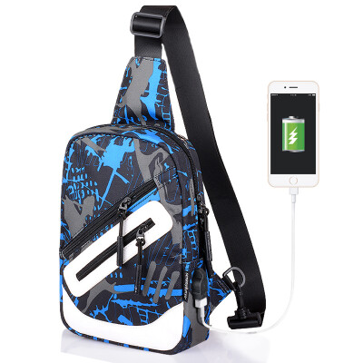 

A mountain new mens casual shoulder bag sports fashion chest pack