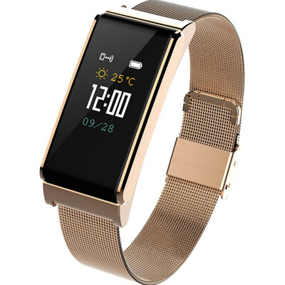

Смарт-Band Браслет Кровяное давление Heart Rate Monitor Шагомер Фитнес-трекер Bluetooth Спортивные часы Браслеты IP67 Водонепроницаемый