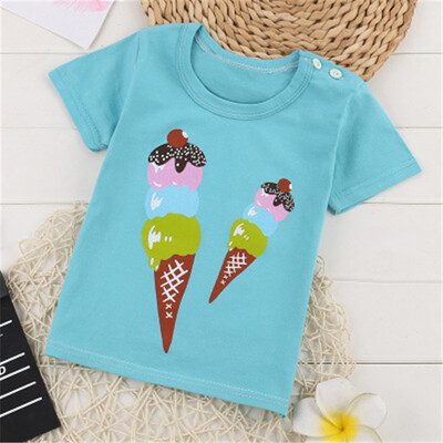 

2018 Cotton Kids T-Shirt Children Summer Short Sleeve T-Shirts For Boys Girls Clothes Baby Boy T Shirt Toddler Tops