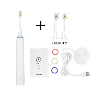 

XIAOMI SOOCAS X1 Sonic Электрическая зубная щетка Водонепроницаемая перезаряжаемая ультразвуковая зубная щетка Sonic Intelligent Dental Health Care