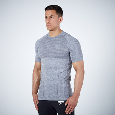 

Muscle Brothers Mens Sports Slim T-Shirt Skinny Shirt Short Sleeve