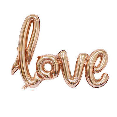 

FANLUS Love Balloon Banner Wedding Decorations Valentines Day Champagne Celebration Balloon - 417Inches Long 1pcs Champagne