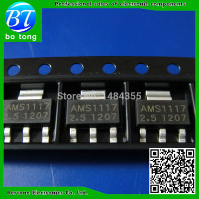 

Free Shipping 100PCS/LOT SOT-223 AMS1117-2.5V AMS1117-2.5V AMS1117 LM1117 1117 Voltage Regulator We only provide good quality