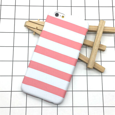 

Мода Геометрия полоса Жесткий Матовая Пластик ультра-тонкая крышка для IPhone 6 6s тонкий телефон Чехол для iphone 7 8 5 5s SE