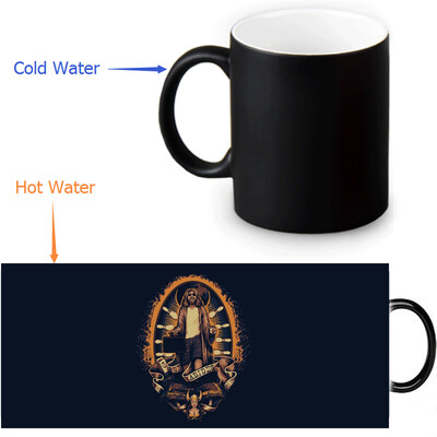 

The Big Lebowski 350ml12oz Heat Reveal Mug Color Change Coffee Cup Sensitive Morphing Mugs Magic Mug Milk Tea Cups