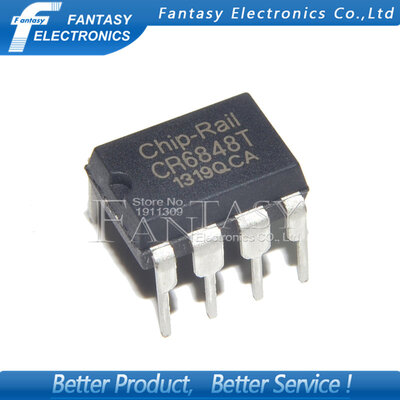 

10PCS CR6848T DIP8 CR6848 DIP new and original IC free shipping