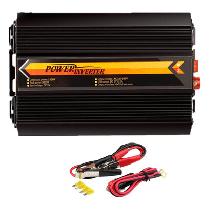 

2000W Power CAR DC 12V to 220V AC 230V Power Inverter Преобразователь напряжения Преобразователь питания Pure Sine Wave Солнечный