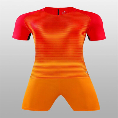 

Football Sets Training Suit Clothes Set for Men Soccer Jersey&Short Sleeve Uniforms Quick Dry Sports Clothing Adult Wear