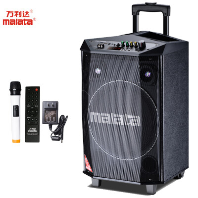 

Malata L8 stereo speaker bar audio square dance sound outdoor audio 8 inch subwoofer portable loudspeaker Bluetooth USB wireless microphone